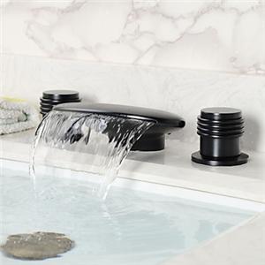 Antique Style Oil-rubbed Bronze Two Handles Bathtub Faucet